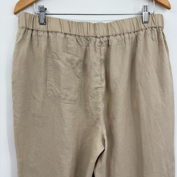 Quince 100% European Linen Pull On Pants in Flax | Large - Picture 10 of 10